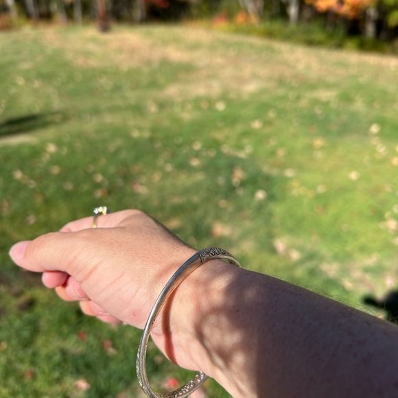 5/$25 prayer dream motivation prayer silver bangle bracelet 😌 - Picture 6 of 8